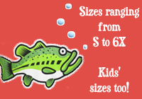 Sizes ranging from small to 6x and kids sizes