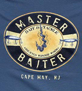 Master Baiter Bait & Tackle. One-eyed wonder worms. Cape May, NJ
